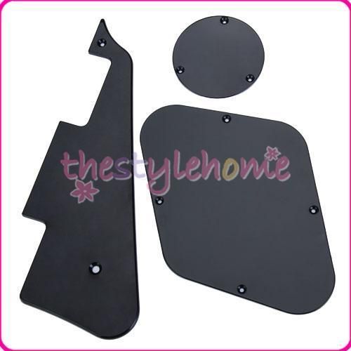 Black Pickguard/Cavity/Switch/Cover Set for Les Paul  