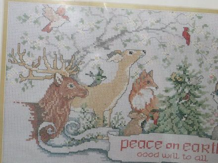 Needle Treasures CCX Peaceful Peace on Earth Forest Kit  