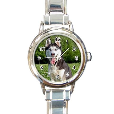 HUSKY DOG PUPPY PUPPIES LADIES WOMENS WRIST WATCH GIFT  