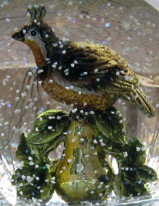 Towle 12 Days Christmas Partridge 1st Ed Snow Globe NIB  