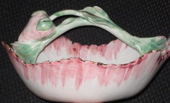 VINTAGE TOSCANY ITALY STRAWBERRY POTTERY DISH 6  