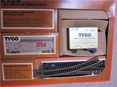 1971 Tyco Switcher Freight Train Set Number 7300 Original Box  