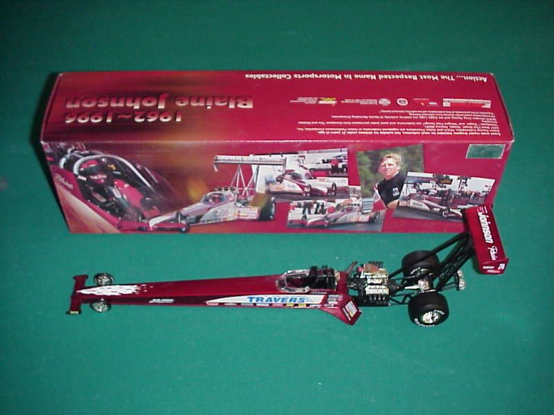 Action 1/24 1996 Blaine Johnson Travers dragster  