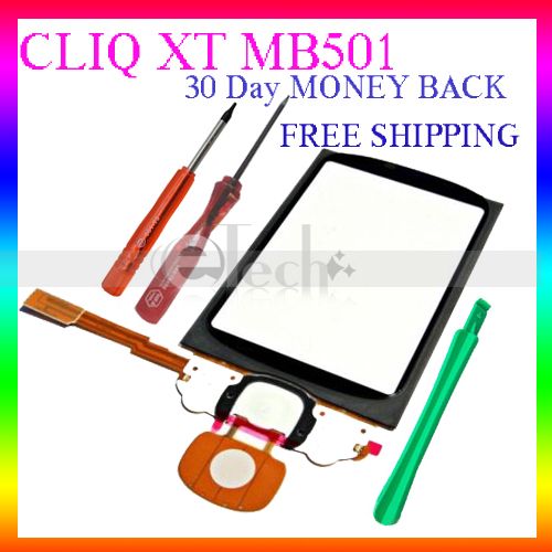 TOUCH GLASS SCREEN DIGITIZER For MOTOROLA CLIQ XT MB501  