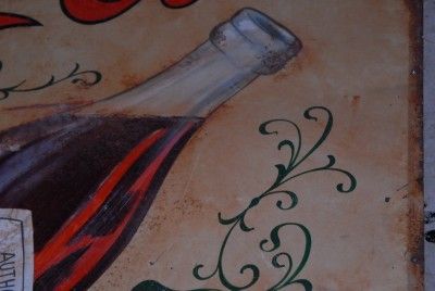   Collectible Antique The Coca Cola 7 X 4 Advertisement Sign  