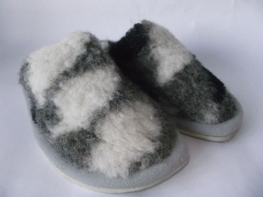 SHEEPSKIN WOMENS WINTER WARM SLIPPERS 100% SHEEPS Wool 7 7.5 8 US 