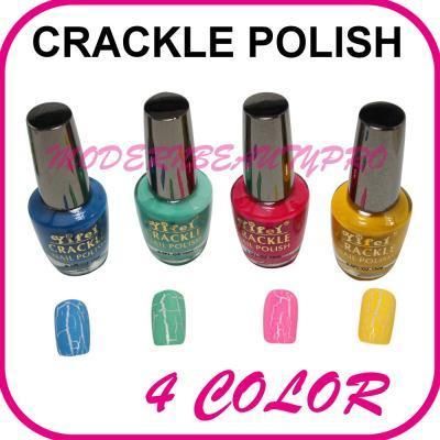   Crackle Crack Style Nail Polish Shatter Nail Art Cracking TIPS Set #01