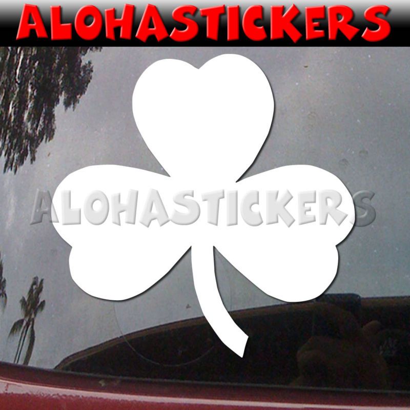 IRISH SHAMROCK IRELAND Vinyl Decal Window Sticker M61  