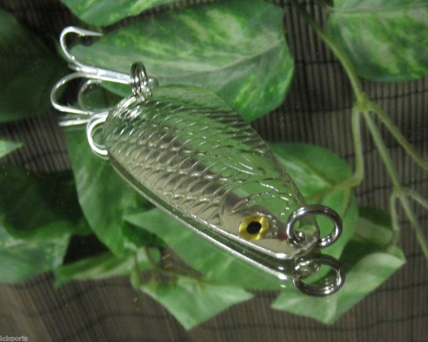   Custom Casting Flutter Spoon Lure 1/2oz 3 Pro Shad   Silver Lacquer