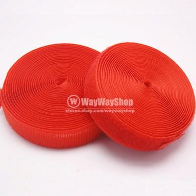 inch 5 yards sew on Velcro Hook and Loop Tape G Red  
