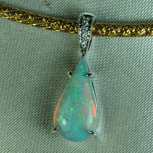 stunning 100 % solid coober pedy australian opal excellent electric 