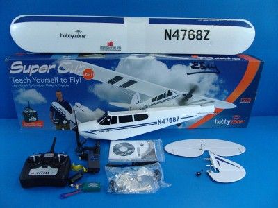 B5 Hobbyzone Super Cub DSM Electric R/C RC Airplane HBZ7400 Box Damage 