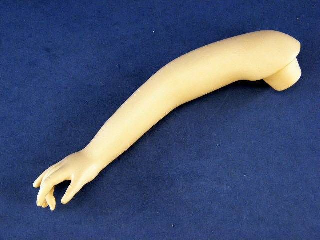 Vintage 19 Porcelain Scioto Fashion Doll Body 634 Missing Arm  