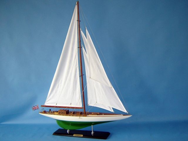 Shamrock 35 Limited Sailboat Decoration Model Boat  