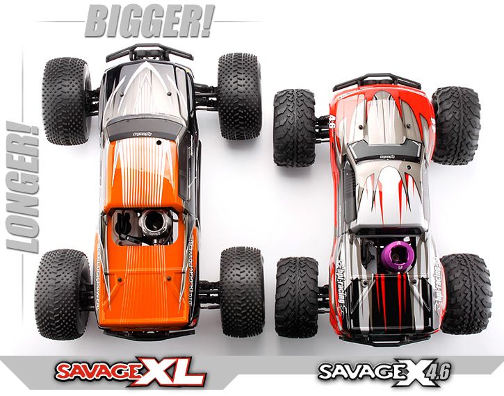 HPI SAVAGE XL 5.9 2.4ghz BIG BLOCK RTR MONSTER TRUCK  