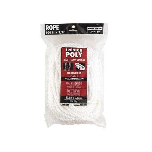 lehigh rope pt8100hd twisted poly rope model pt8100hd lehigh twisted 