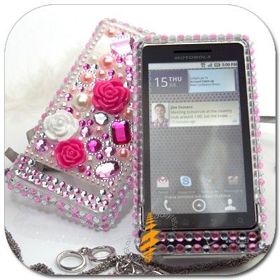 BLING Crystal Hard Case Motorola Droid Global 2 II A955  