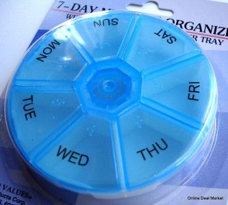 Weekly 7 Days Pill Tablet Medicine Organizer BOX CASE  