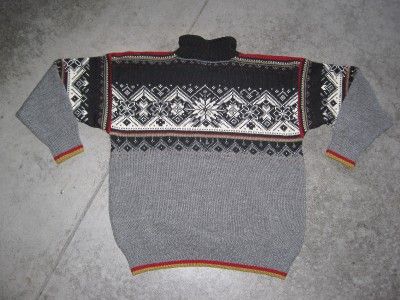 DALE OF NORWAY ICELANDIC NORWEGIAN SWEATER MENS LARGE 100% WOOL  