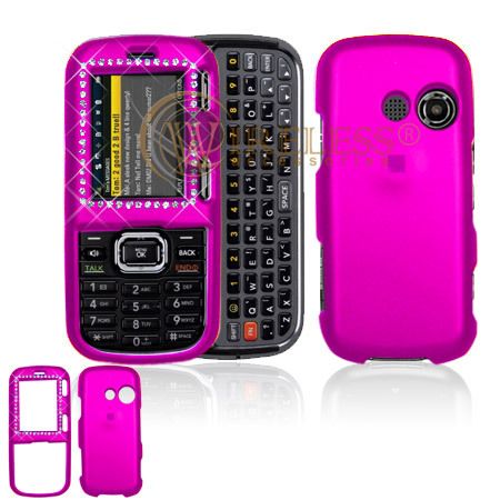 LG Rumor2 LX 265 UX 265 Hot Pink Diamond Protector Case  
