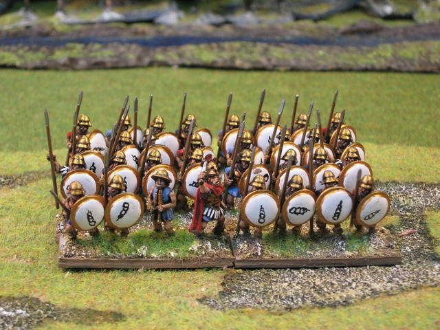 15mm Ancient DBM DPS painted Theban Hoplite XYGR009  