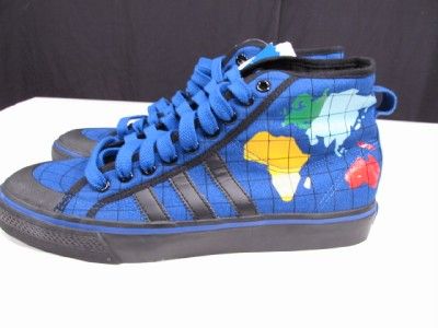 Adidas ObyO Jeremy Scott Originals Nizza Hi Map Shoes  