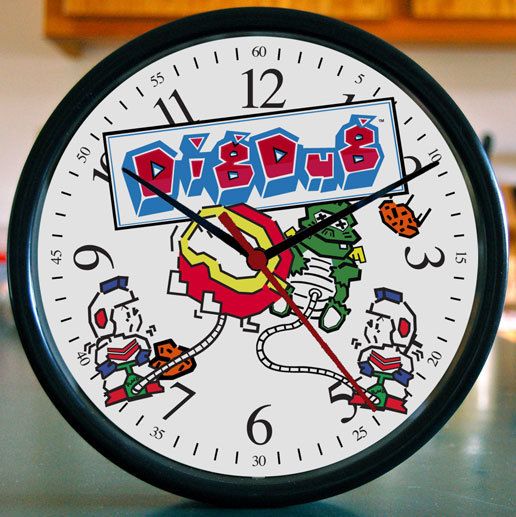 Dig Dug Arcade Wall Clock  