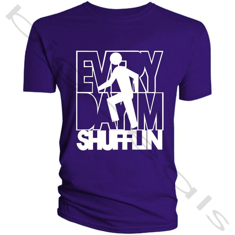   Shufflin Men T Shirt LMFAO Every Day Im Shuffling Party Rock Anthem