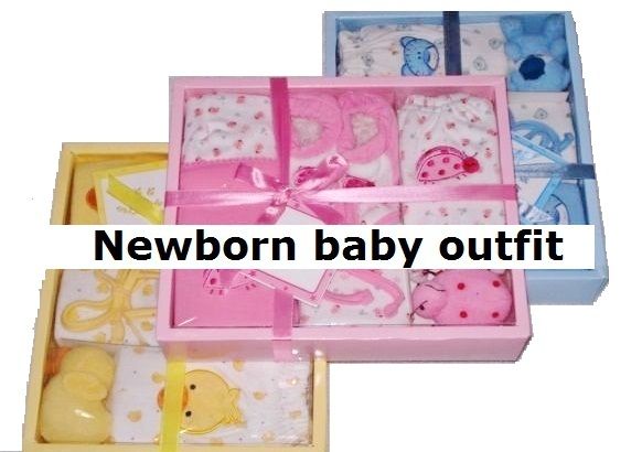 NEW Newborn Baby Infant Boy Girl Clothes Outfit Shower party toys gift 