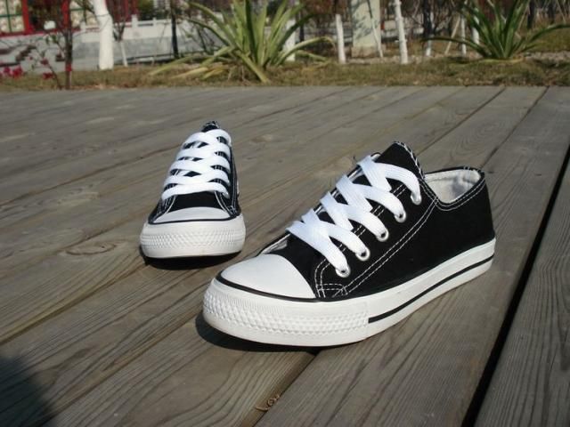 Hot Classic Lovers lace up canvas shoes Student Casual Sneakers#45 