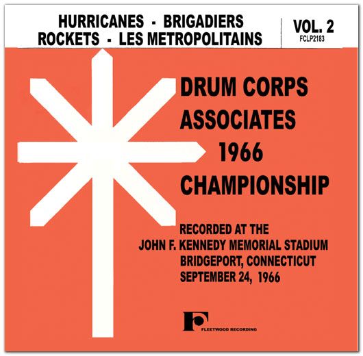 1966 DCA Vol 2 Drum Corps CD Hurricanes, Syracuse Brigadiers, Rockets 