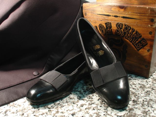 Bespoke John Lobb Evening Slippers UK 8 E / US 8.5 D  