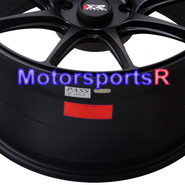 18 XXR 527 Flat Black Concave Staggered Rims Wheel Stance 93 98 Toyota 