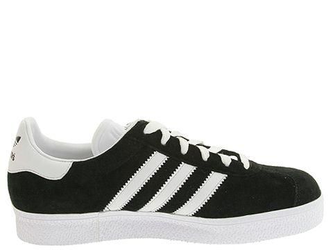 NEW MEN ADIDAS GAZELLE II SUEDE BLACK WHITE ORIGINAL WT  