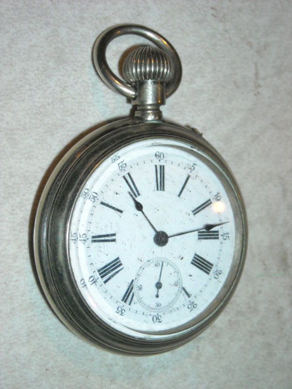 Pocket Watch, Pin Set.  