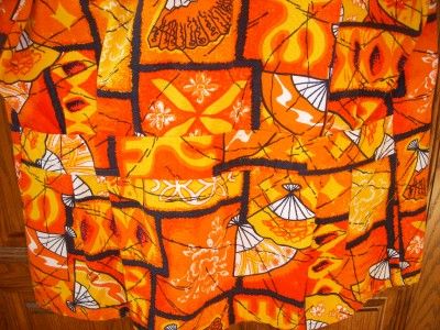 1960s vintage Hawaiian shirt/cabana jacket by Island Fashion Asian 