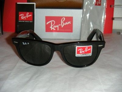 Ray Ban RB 2140 Wayfarer Black Polarized 901/58 54mm 805289126607 