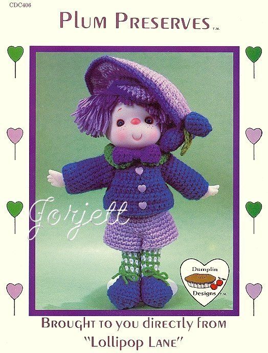 Plum Preserves, Dumplin Designs Lollipop Lane crochet  