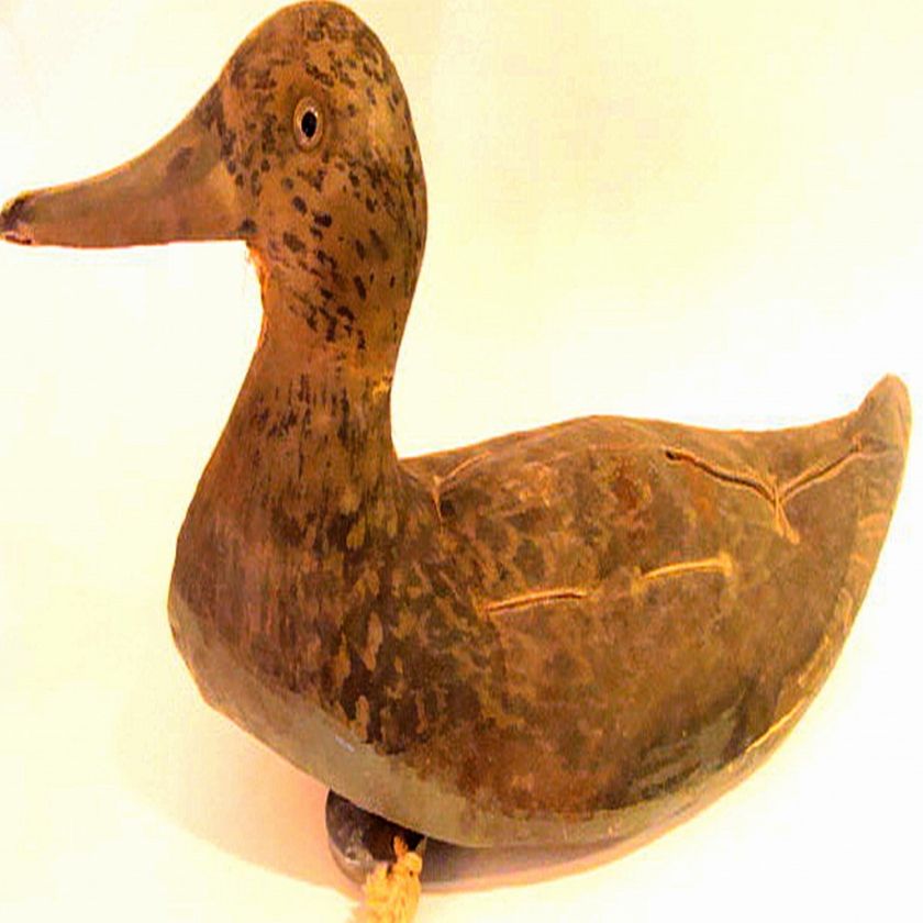 ANTIQUE DUCK DECOY VINTAGE PRIMITIVE HAND PAINTED EASTERN SHORE 