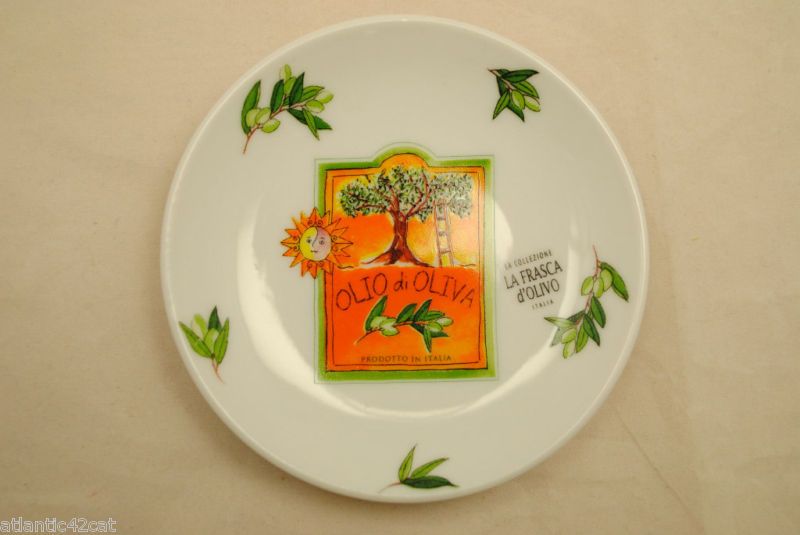 Set 12 Italy Olive Oil Tree Tidbit Dish 4.75 J.Butler  