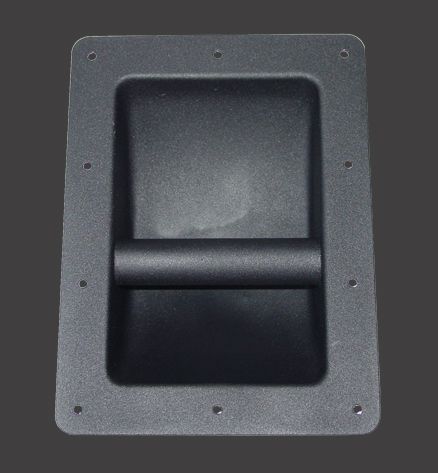 Large Size Steel PA Speaker Amp Cabinet Handle Black  