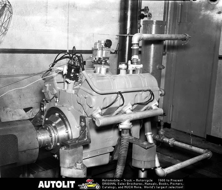 1949 Kaiser Frazer Engine Factory Photo  