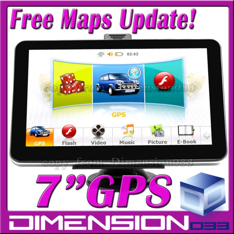 HD GPS Navigation Atlas 5 4GB Memory CE 6.0 128DDRII  