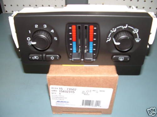 05 07 A/C CONTROLS 15832315 YUKON SILVERADO SIERRA NEW  