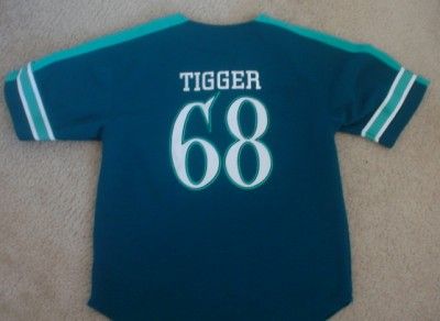 Embroidered Disneyland Tigger Baseball Jersey Youth M  