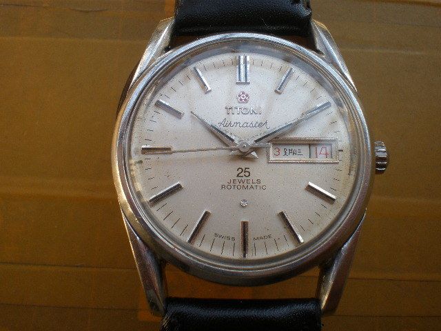 Vintage TITONI Airmaster 25J Automatic Mens Watch  