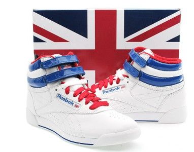 Reebok Womens shoes Freestyle HI 2 951249 WHT/Royal  