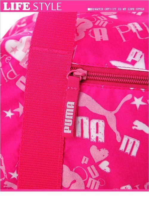   PUMA Core Lite Shoulder Duffle Gym Travel Bag in Pink #06876404  