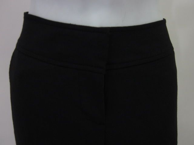 LAUNDRY BY SHELLI SEGAL Black Cuffed Cropped Pants Sz 2  