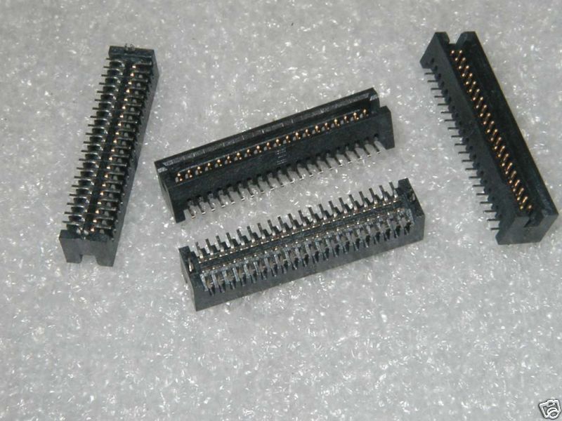 SAMTEC 40 (2 x 20) POSITION MALE SMD HEADERS (5 pcs)  